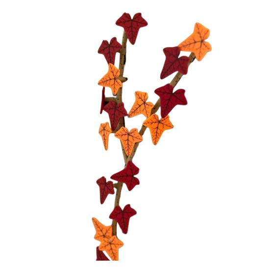 

Наклейки на холодильник с изображением плюща, реалистичный дизайн, 3D магнитные наклейки на холодильник с изображением листьев плюща, гибкие стебли, ботанический декор 20PCS оранжевый