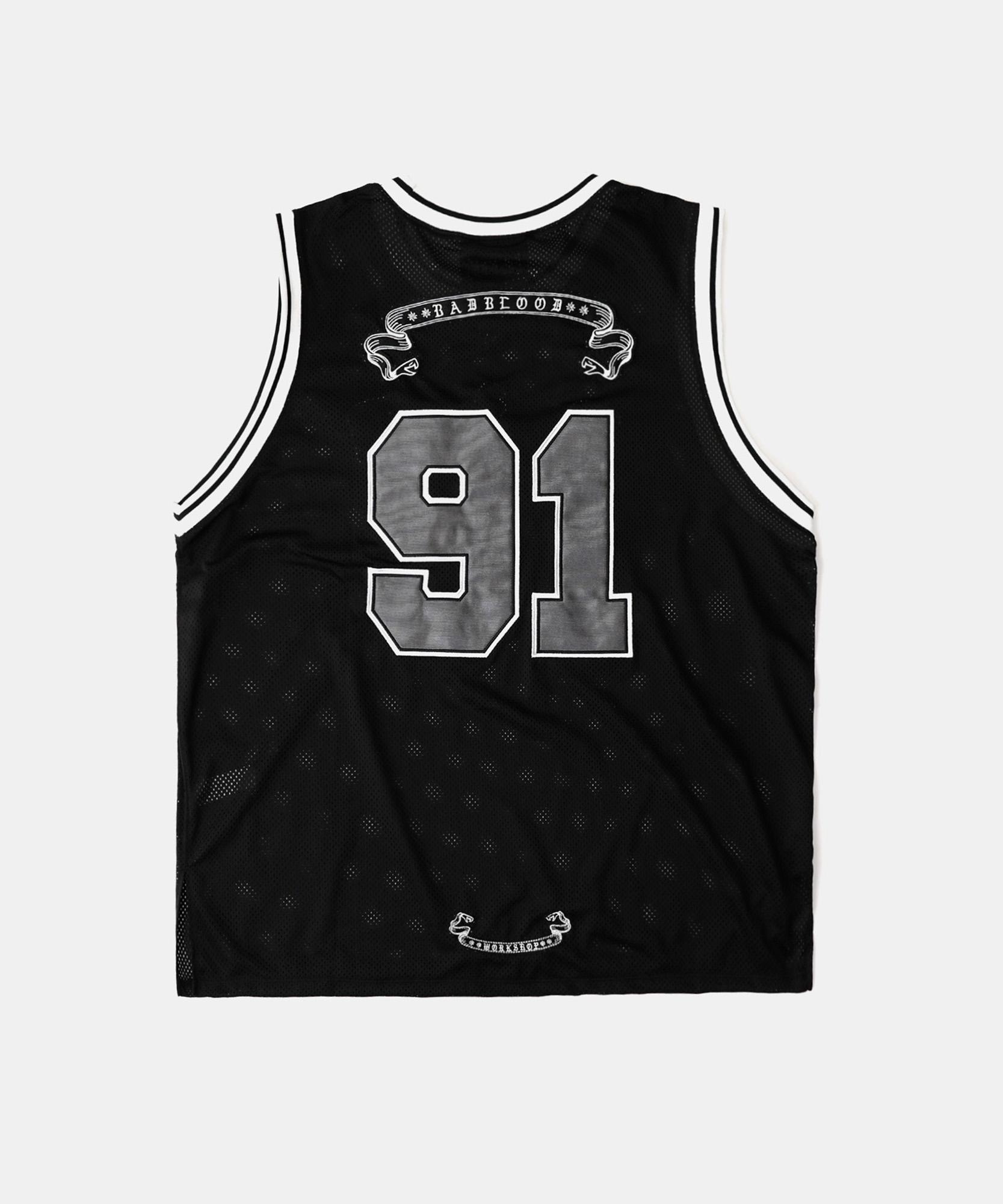 Bad Blood Workshop Net Rugby Tank - Black L