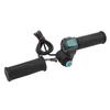 2PCS Electric Bicycle Throttle Grip Speed Control Throttle Handle with Green Digital Display