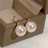 Vintage Pearl Earrings for Women Luxe Round Imitation Pearls Earrings  Party Ladies Jewelry