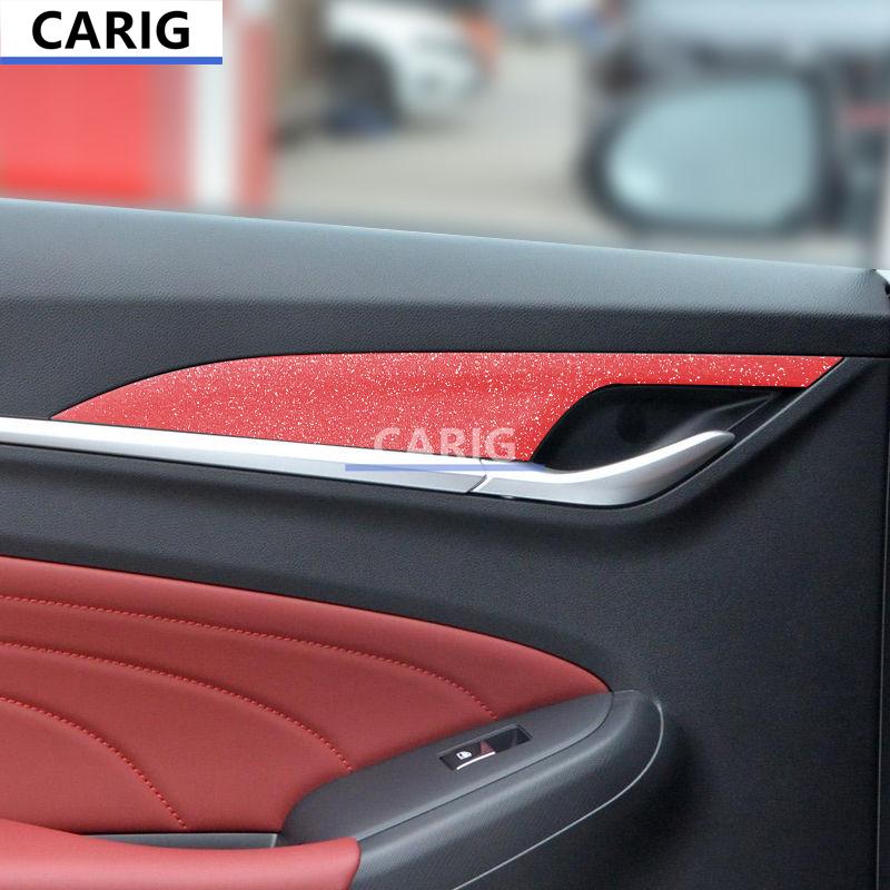For CHANGAN EADO PLUS 20-22 Door Panel Armrest Sticker Carbon Fiber Pattern Protective Film Interior Modification Accessories