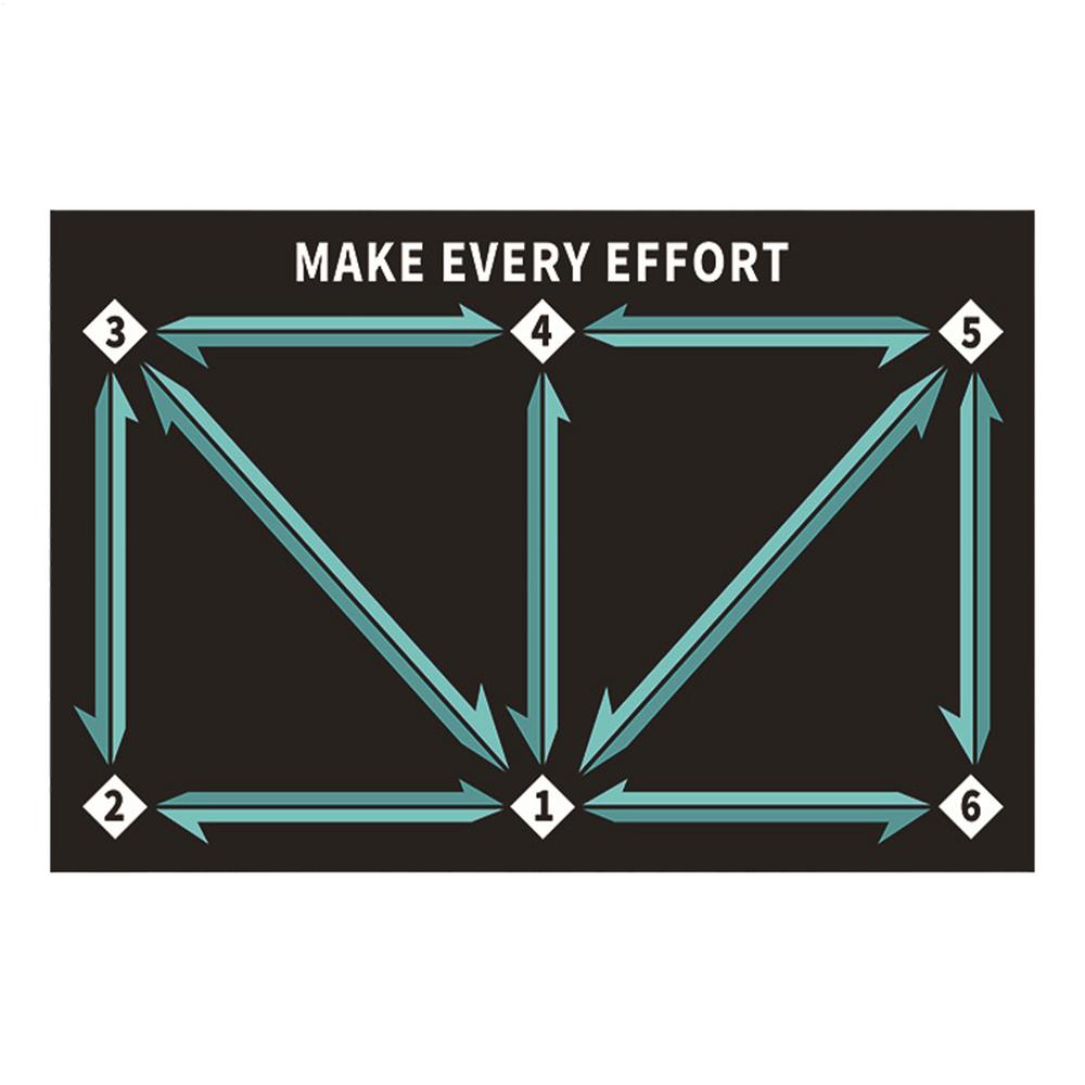 Tapis d'entraînement de football antidérapant Tapis d'entraînement au contrôle du ballon de football Tapis d'entraînement aux jeux de pieds de football Couverture d'entraînement système de pas