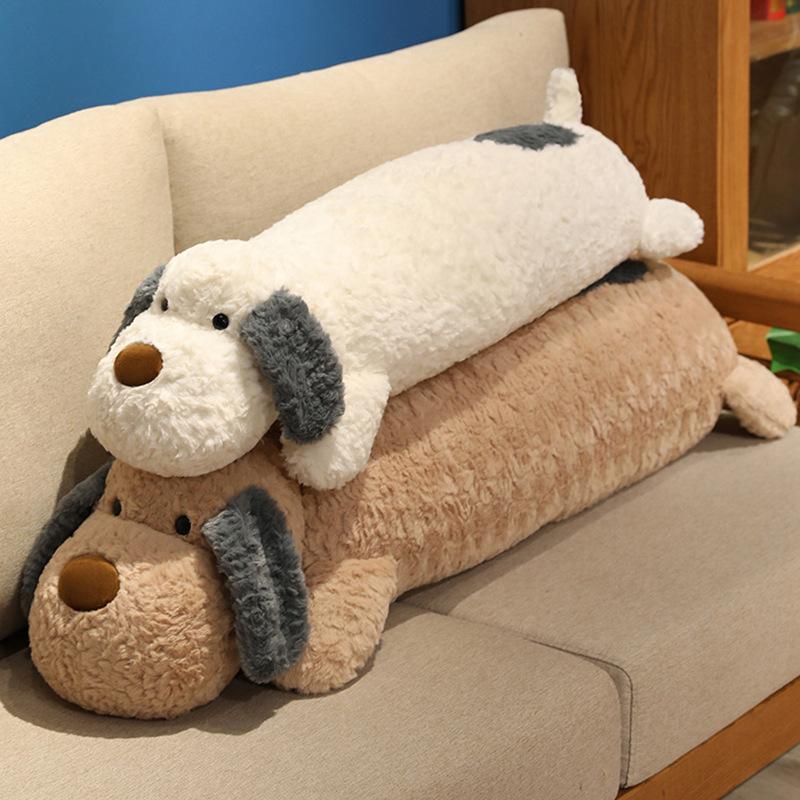 Dog throw pillow plush toy doll big dog doll cute children soothing rag doll girl gift
