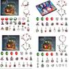 Hot Christmas Advent Calendar Bracelet for Girls DIY Jewelry Charm Making Set 2023 New Year Christmas Countdown Calendar Navidad