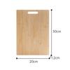 Eco-Friendly Bamboo Wooden Cutting Board Durable Double-sided Cut Meat Chopping Board Portable Vegetable Cutting Board BBQ