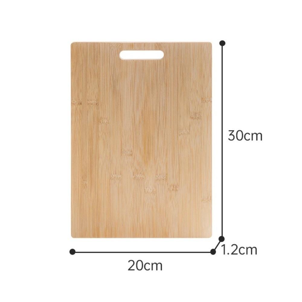 Eco-Friendly Bamboo Wooden Cutting Board Durable Double-sided Cut Meat Chopping Board Portable Vegetable Cutting Board BBQ