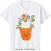 Funny Cat and Plant for Plant Lover Gardener Gardening T-Shirt Unisex cotton T shirt Fitness Tees Oversized topsunisex Clothing
