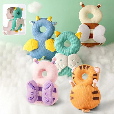 Head Protection Cushion Thick Soft Stuffed Adjustable Strap Toddler Fall Back Head Protector Backpack Baby Walking Crawling