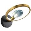Luxury Round Wall Lamp 22cm , 220V G9 Bright White Night Light For Bedroom , Dining Room Background For Living Room