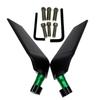 Motorrad Rückspiegel Verstellbare Drehende Seitenspiegel Universelle Passform für Honda CB125R CB150R CB250R CB300R CB250X CB