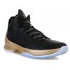 Jordan Melo M11 Cushioning, Wear Resistant Mid Top Basketball Shoes Men's Black Copper 716227-012