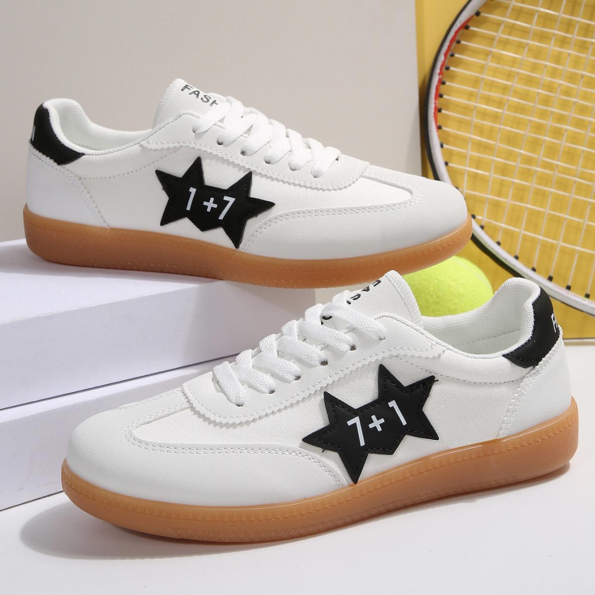 

Unisex Couple Style Flat Bottom Sports Shoes Comfortable Casual Spring New Model Size 35-44 Available for Adults 35 белый