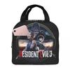 Resident Evils 3 Nemesis V1 Insulated Lunch Bag for Women Kids Portable Food Boxes Thermal Lunch Box Tote