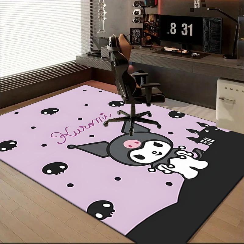 1PC Kuro-mi Rug for Livingroom,Bedroom, Palyroom, Chair Rug, Area rug, Game Carpet, Large Size Rug Fan Christmas gift