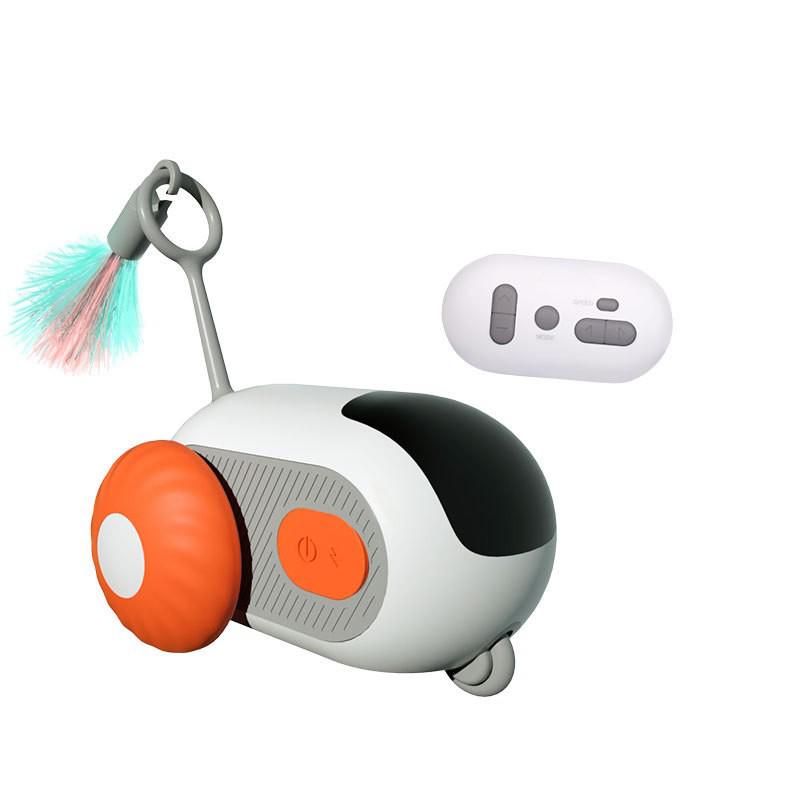 Hračka pro kočky k zavěšení na dveře s motivem orla: Elektrický zvuk vydávající pták pro samostatnou hru a úlevu od nudy