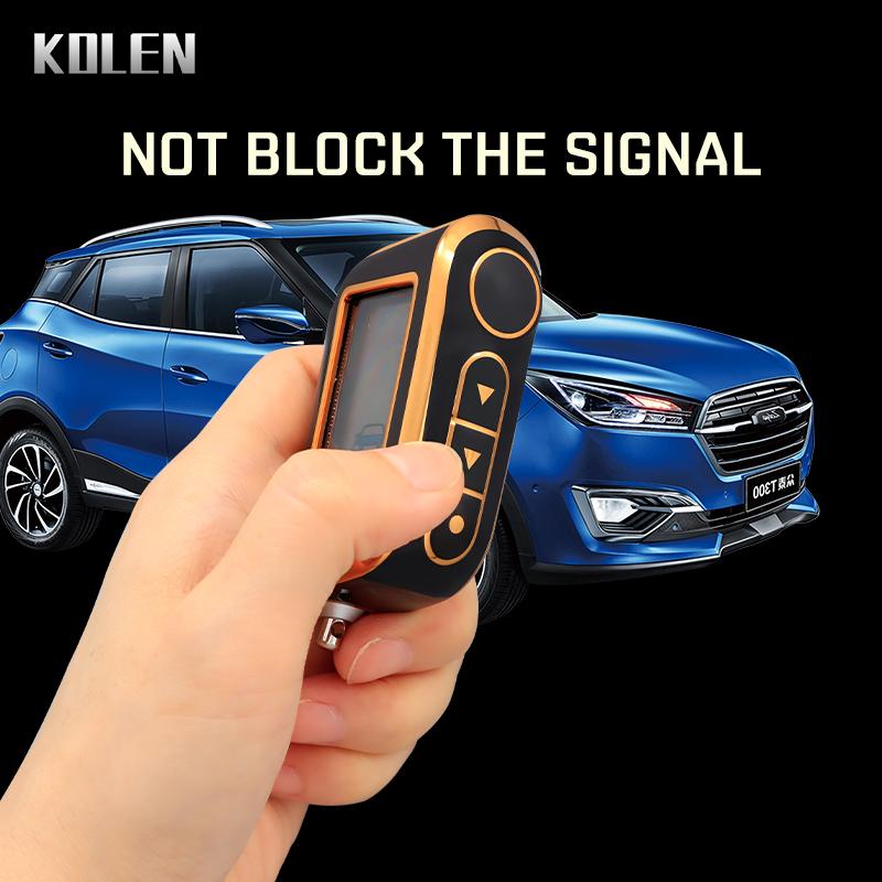 Tpu Car Key Cover Case Shell Fob For Starline A93 A63 Russian Verison Two Way Car Alarm Lcd Remote Controller Keychain Keyless