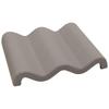 New Marble Pattern Soap Dish Silicone Wave Shaped Soap Holder Anti Slip Quick Drying Soap Tray Kitchen Countertop