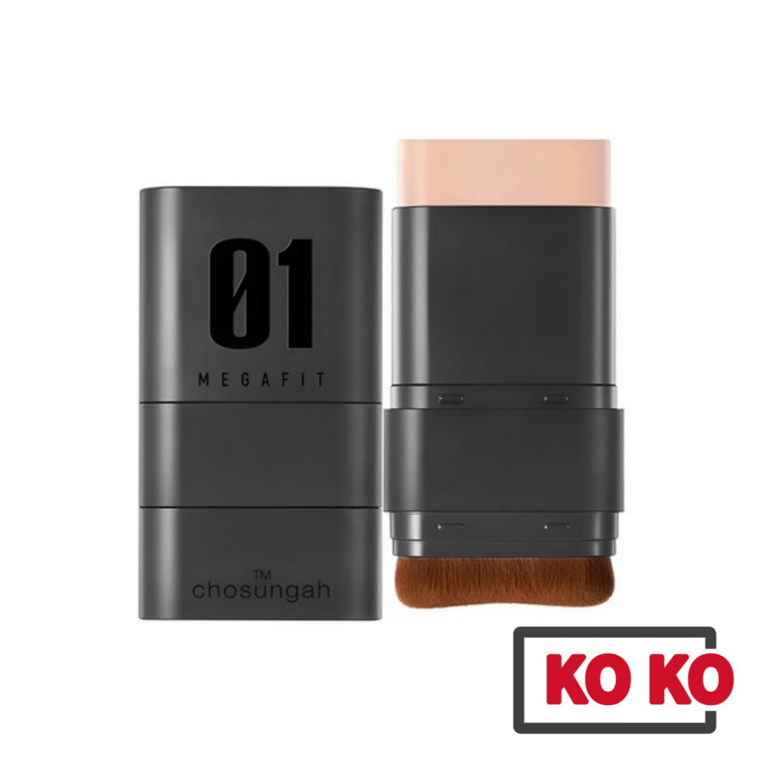 

[Chosungah] Mega Fit Stick Foundation 2 типа SPF50+ PA++++ 16 г Matte 00 Porcelain (17)