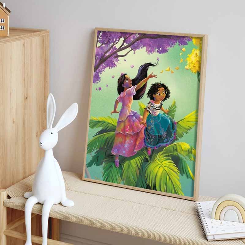 Disney Diamond Painting Mirabelle and Isabella Healing Illustration Mosaic Embroidery Image Creation Diamond Painting Cross StitchHom Decoration5D DIY