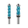 Double Bearing Flush Trim Router Bit Woodworking Edges Cutting Tool Alloy Edges Trimming Tool 12mm/12.7mm Round Shank