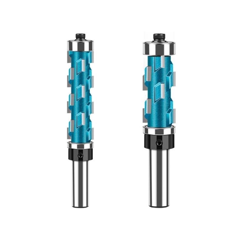 Double Bearing Flush Trim Router Bit Woodworking Edges Cutting Tool Alloy Edges Trimming Tool 12mm/12.7mm Round Shank