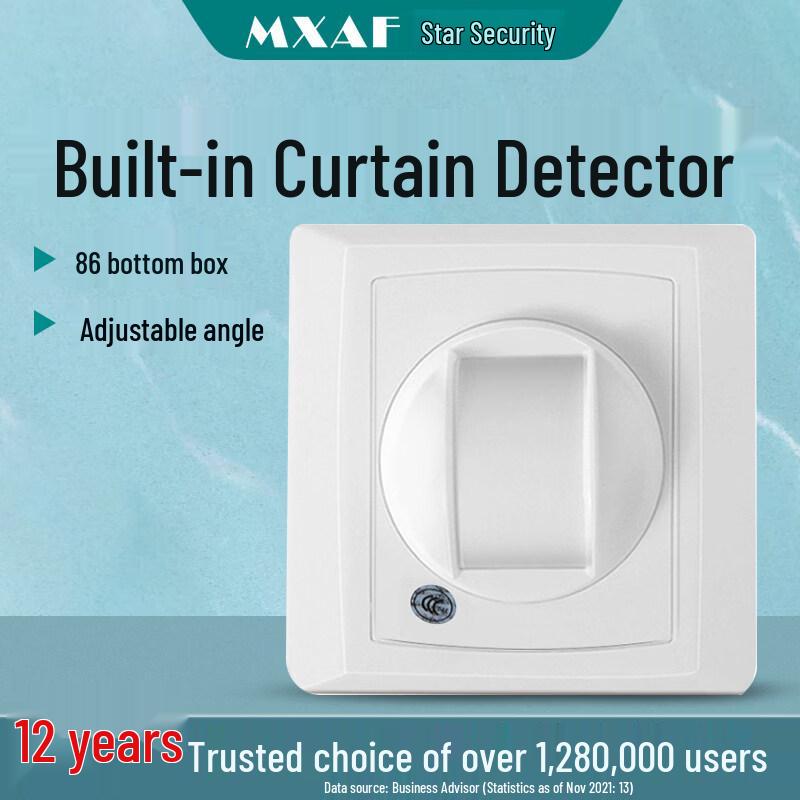 MDNG 86-Box Embedded Wired Infrared Curtain Detector CN plug (adapter included)