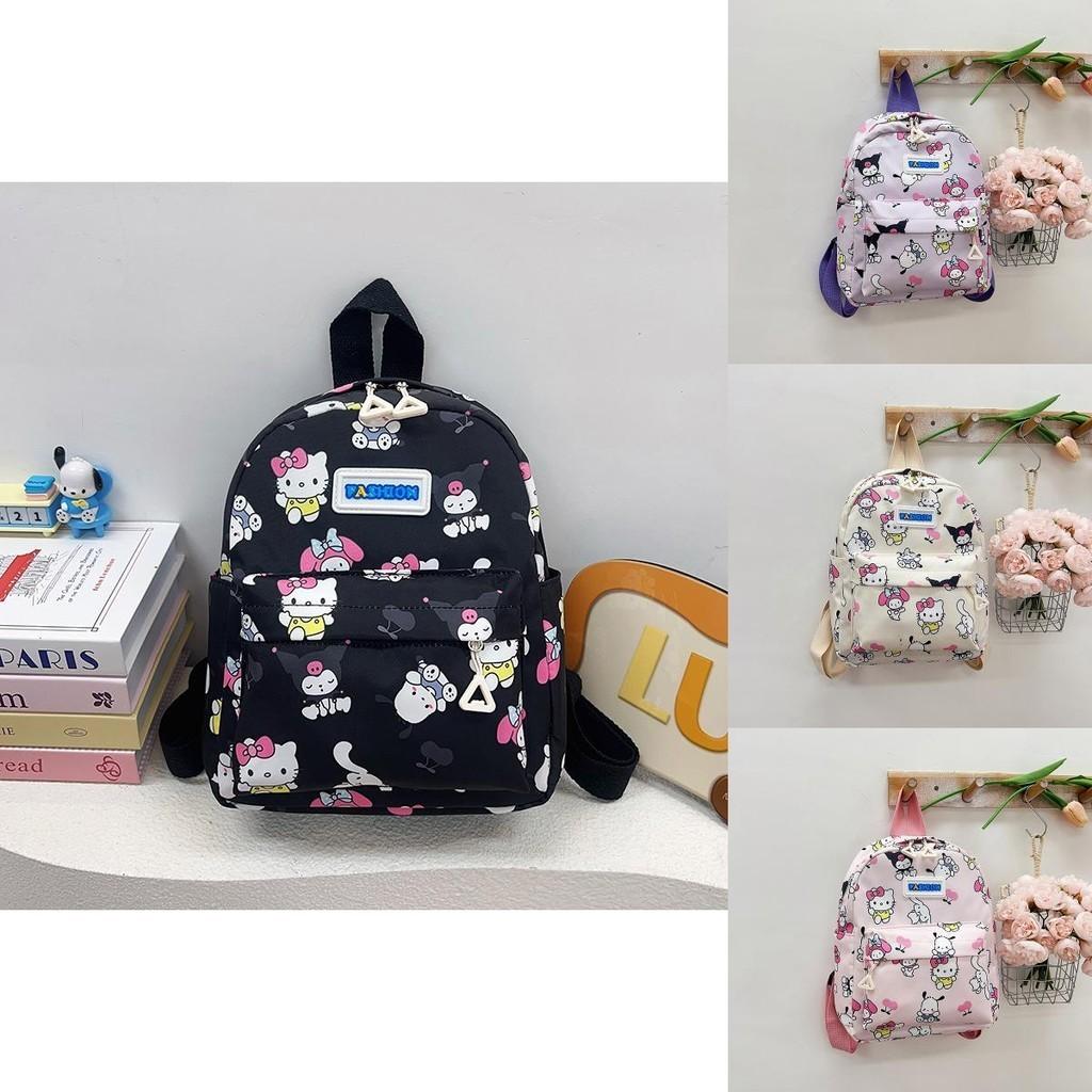 Adorable Cartoon Backpack Cute Girls Trendy Preschool Bag Durable Nylon Pink