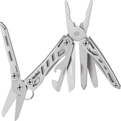 NexTool Mini Flagship Klappbar Edelstahl Tragbar Notfall Perfekt für Outdoor-Aktivitäten wie und Angeln 10-in-1 Multi-Tool, Multifunktionszange,