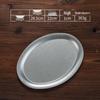 Vintage 304 Stainless Steel Oval Serving Tray