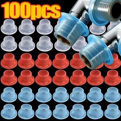 10/100pcs Silicone Sealing Gaskets For Faucet Leakage Leak-Proof Rubber Pipe Hose Sealer Washer Gasket Seal For Plumbing Plugs