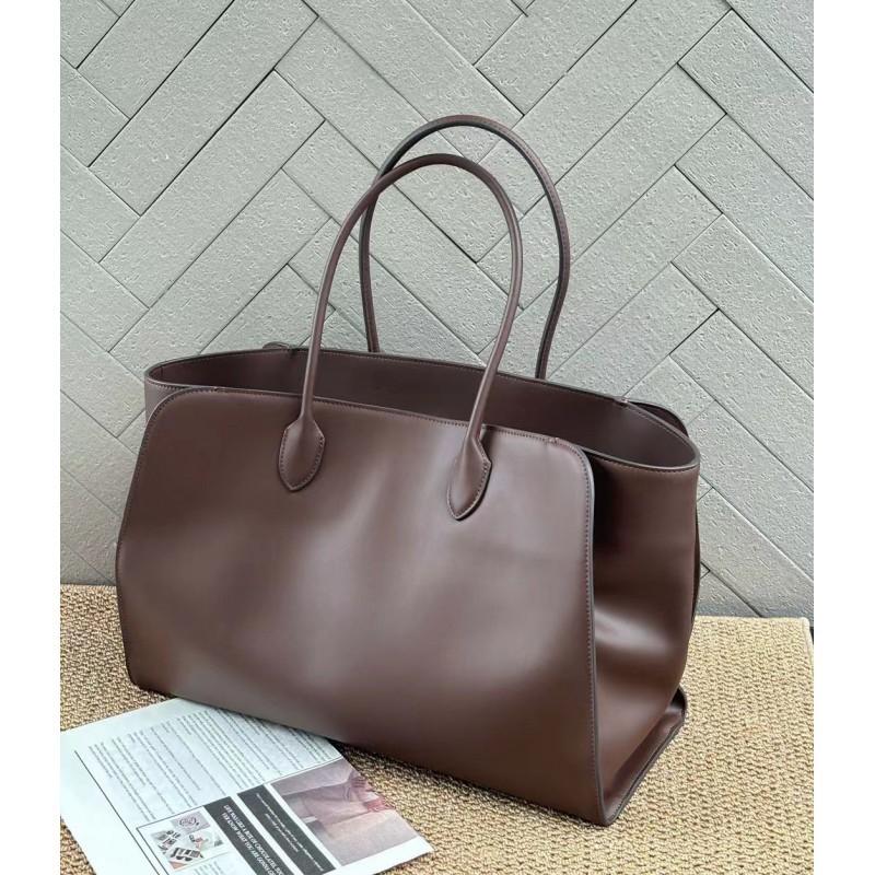 2026 New Large-capacity Simple Cowhide Tote Bag Fashionable All-matching Commuting Long-handle Handbag Cross-border