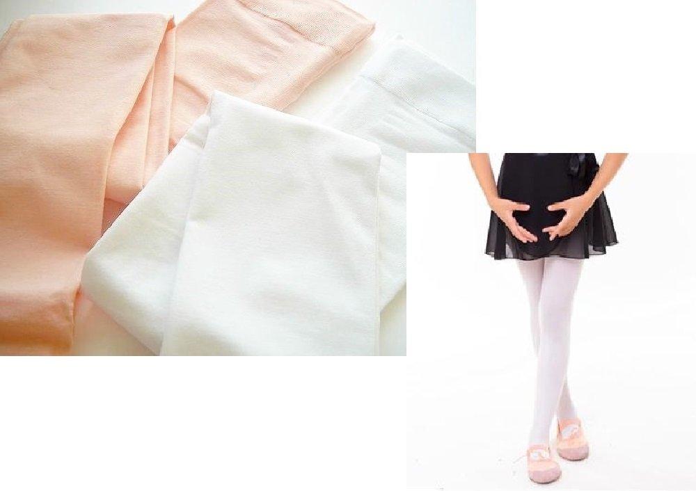 Ballet Practice with Straight (Angel Kids) Children's Tights, Tights, Holes, Type, Kids/Juniors (Pink, 115-125cm)