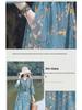 2026 Summer Retro Print Cotton & Linen Long Dress for Women