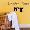 Removable Vinyl Decal Art Mural Laundry Room Quote Cloth Art Wall Sticker Decor