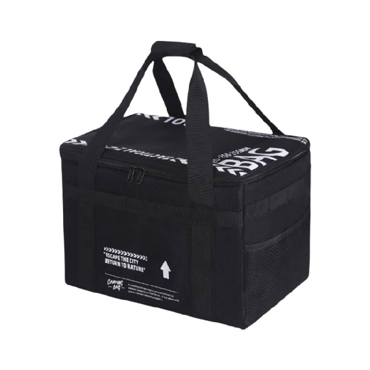 Large Capacity Camping Storage Bag Travel Tableware Handbag Picnics Tableware Organizers for Outdoor Picnics Tool чёрный