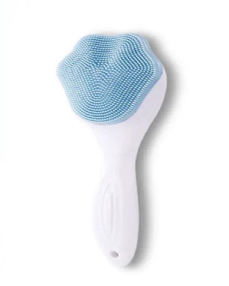 Wash Face Brush Silicone Manual Cat Claw Facial Cleanser Brush Soft Fur Brush Plastic Handle Face Brush Manual Cleansing Brush