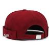 Stylish Korean Unisex Melon Skin Hat - Brimless Hip-Hop Tang Style Sailor Cap for Street Dance