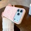 Lace Style Cool Girl Phone Case For iPhone 17 Pro Max 16 Pro 15 14 11 13 12 11 16E 17Air XR XS Lychee Textur Soft Cover