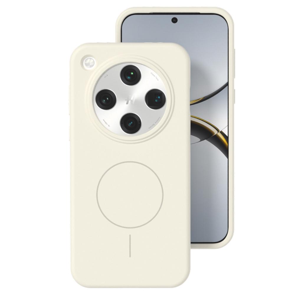 For Oppo Find X8 5G Liquid Silicone Case Compatible with MagSafe Skin-Touch Phone Cover