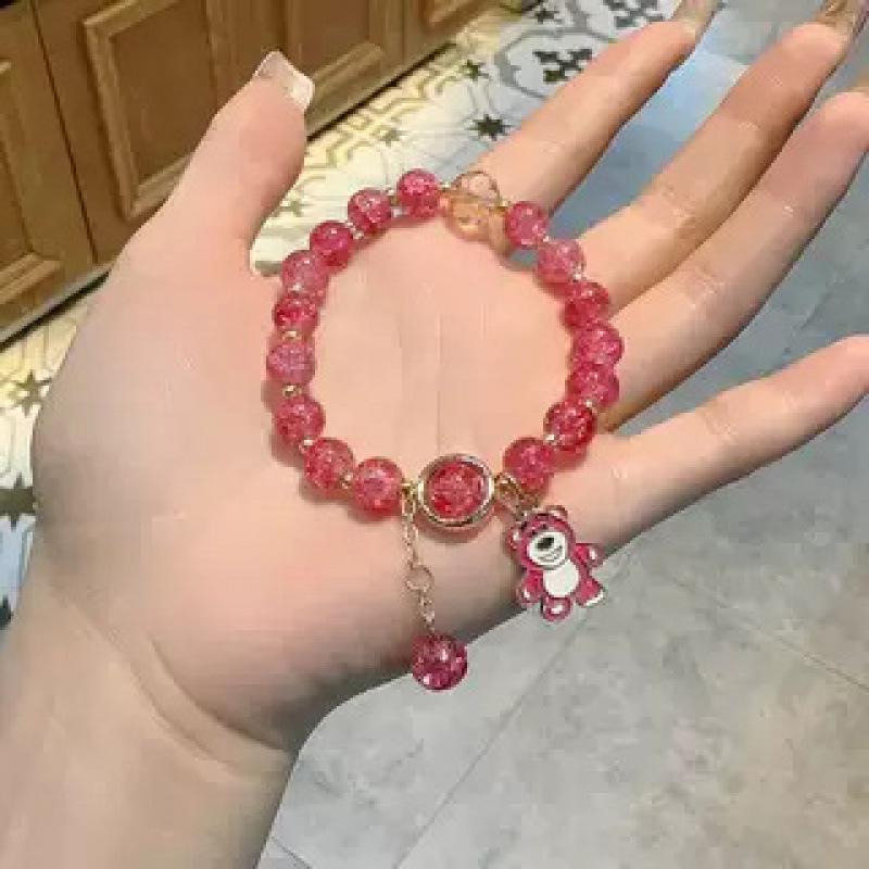 Colorful Crystal Beaded Fishtail Bracelet: Sweet, Fairy-Inspired Gift for Best Friend or Girlfriend - Perfect for May Day Outings