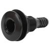 Multi-size Boat Through Hull Connector ABS Plastic Drain Outlet Thru Hull Fitting  Marine