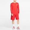 Nike Double Swoosh Print Crew Neck Long Sleeve T-Shirt Men Tops Red CK2260-657