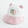 Adorable Cartoon Baby Mesh Sun Hat - Breathable, Windproof, Outdoor Bucket Design