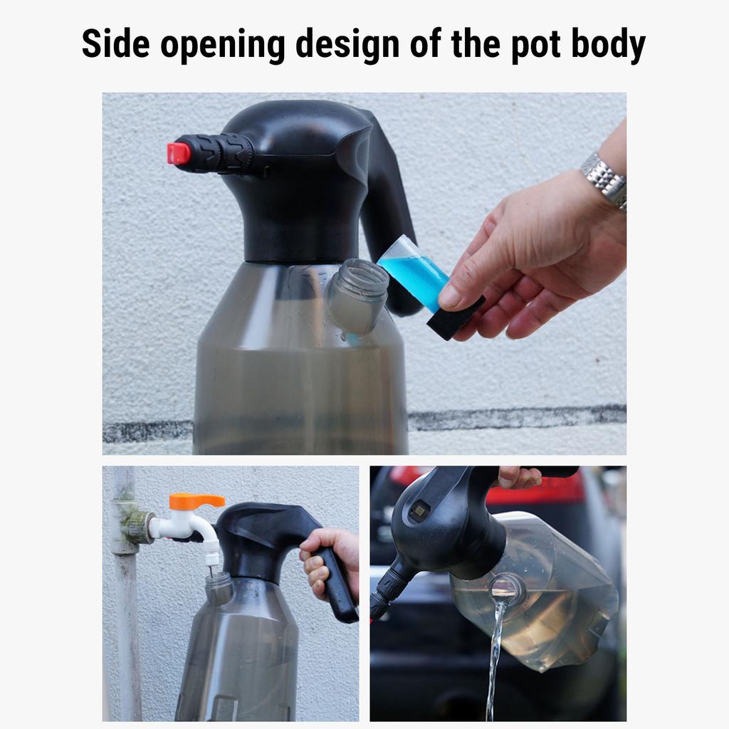 Electric Foam Sprayer Multifunctional Car Soap Foam Pump Sprayer Rechargeable Cordless Handheld Foam Cannon