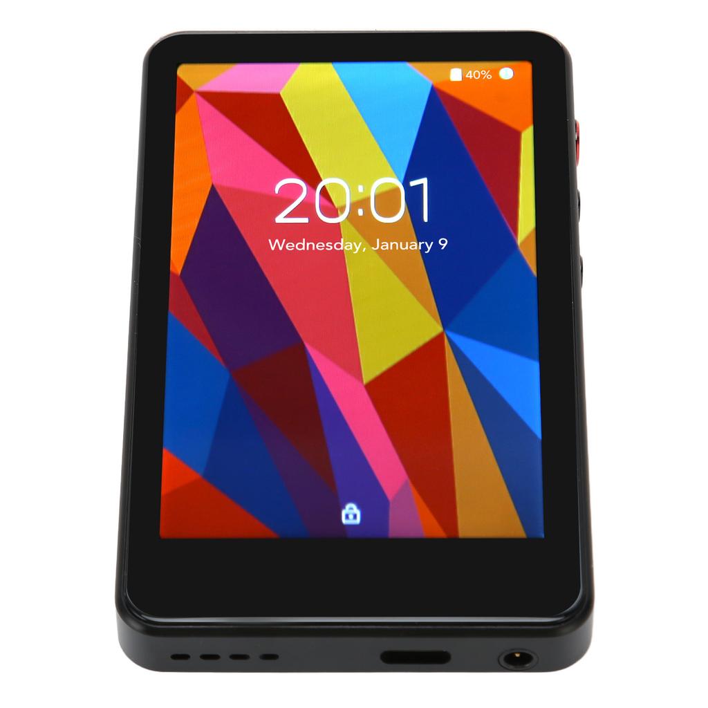 MP4 Player 4 Inch Full Touch Screen HD Noise Reduction Octa Core CPU FM Radio Portable MP4 Player