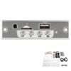 DIY Bluetooth Speaker Box Kit Small Electronic Sound Amplifier Transparent Case Set(12 Channels Spectrum Bluetooth