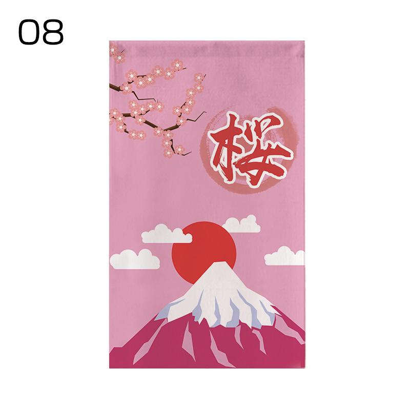 Japanischer Stil Türkopf Halbvorhang Küche Noren Restaurant Küche Izakaya Bistro Dekor Kurze Vorhänge Türöffnung Trennwand