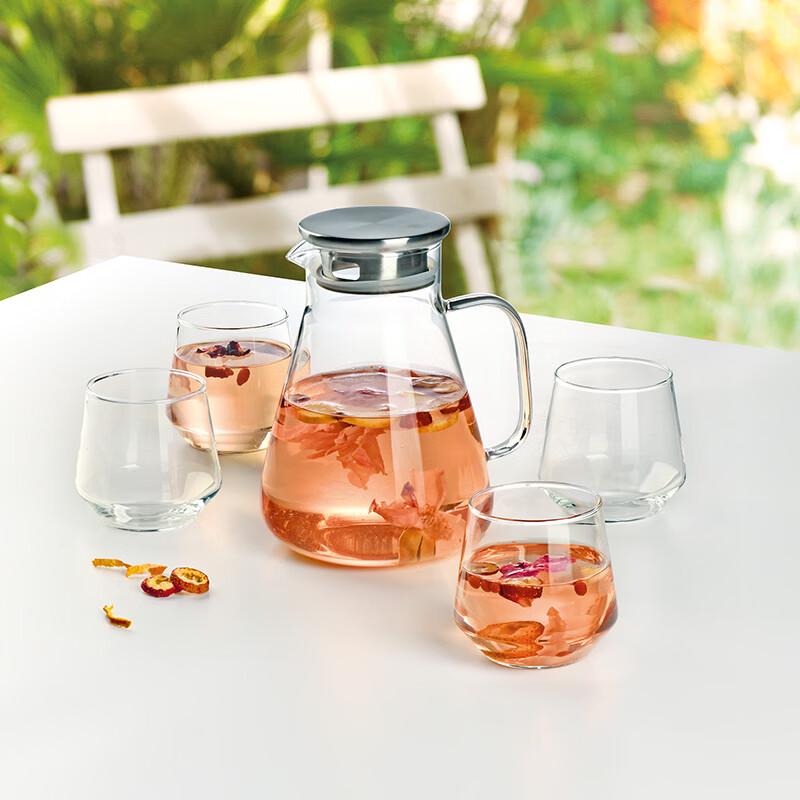 Luminarc Dudu Pot 5-Piece Glass Beverage Set