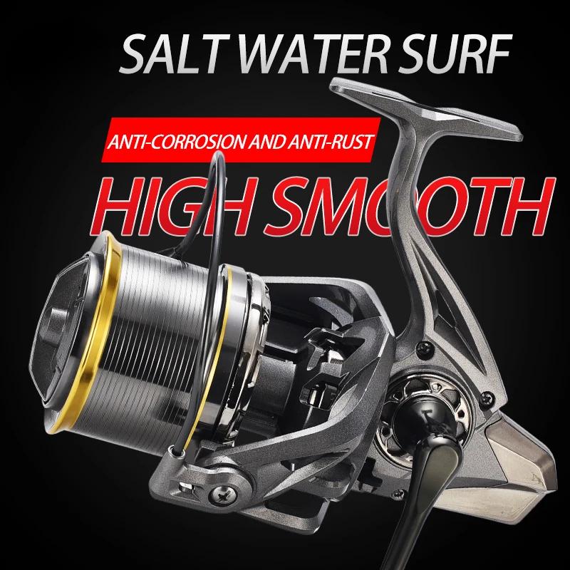 Big Surf Spinning Reel  Deep Spool  Sea Rod Casting Reel 14000 Size Carp Fishing Reel