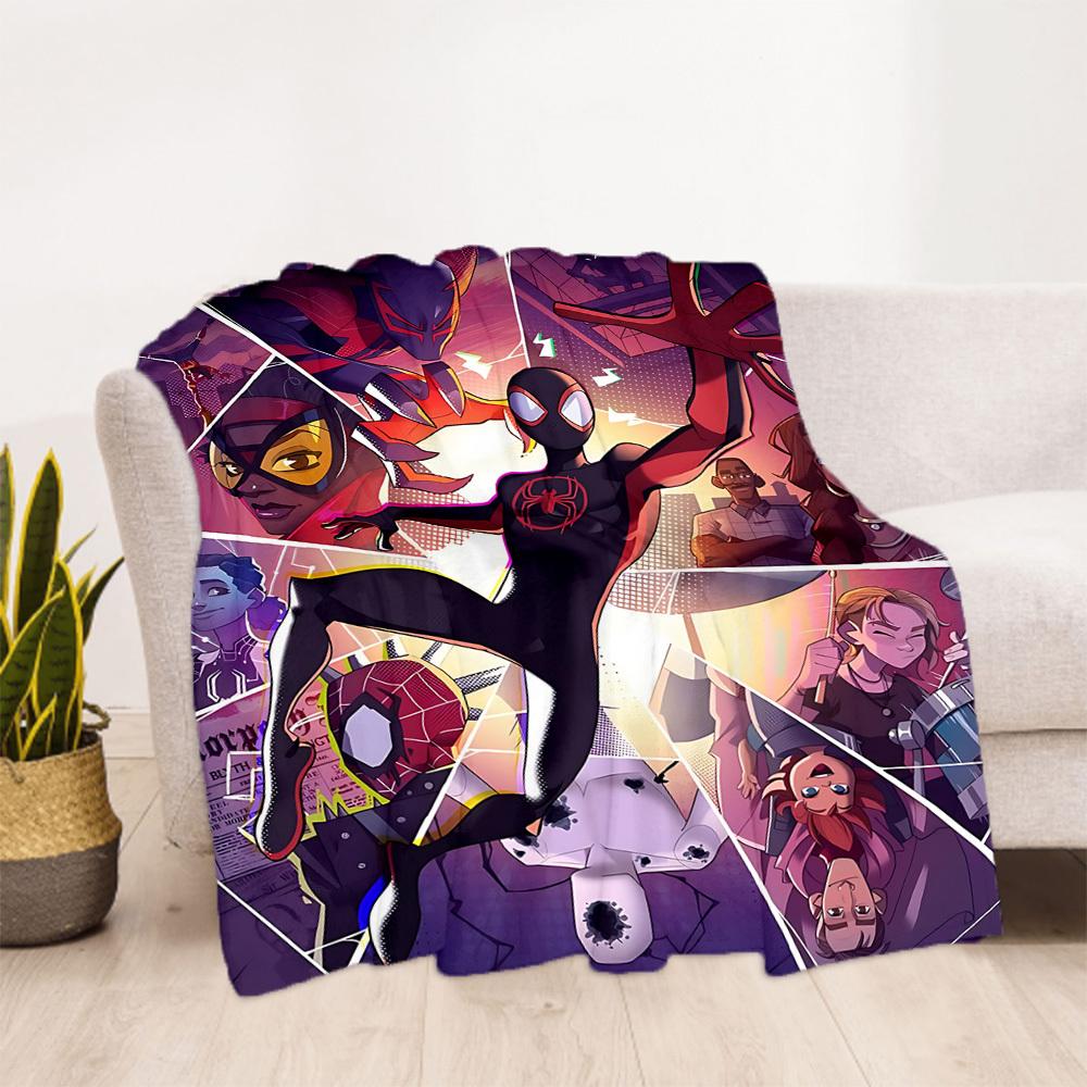 1PC SpiderPerson, Urban Hero Outdoor Blanket Lightweight Flannel, Soft & Warm, All-Season Use for Sofa, Outdoor, Camping, Living Room, Office57